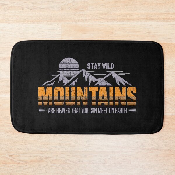 Item preview, Mountains are heaven that you can meet on Earth. - Funny Quote designed and sold by VichallanStudio.