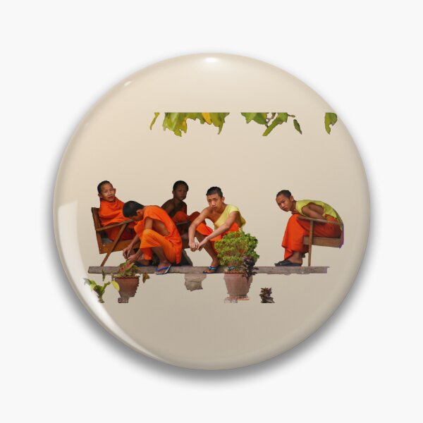 Item preview, Novice monks relaxing designed and sold by indiafrankk.
