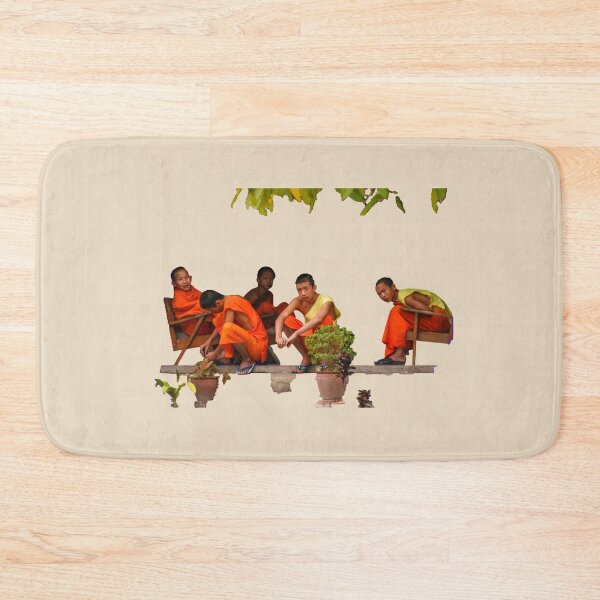 Item preview, Novice monks relaxing designed and sold by indiafrankk.