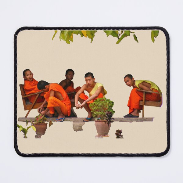 Item preview, Novice monks relaxing designed and sold by indiafrankk.