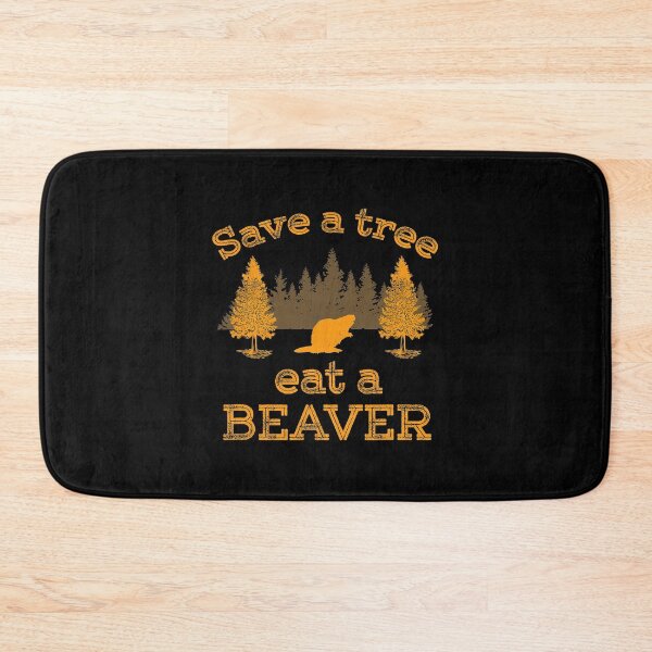 Item preview, Save A Tree Eat A Beaver Funny Earth Day designed and sold by nwaja-art.