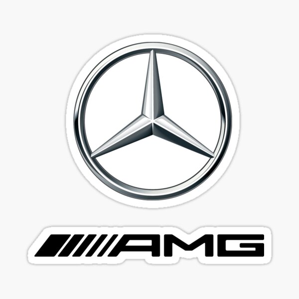 AMG Affalterbach Logo Aufkleber Plakette Original Mercedes-AMG