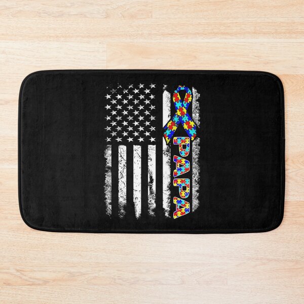 Item preview, Papa Autism Awareness American Flag Fathers Day For Dad Papa designed and sold by HaaChris-Artis.