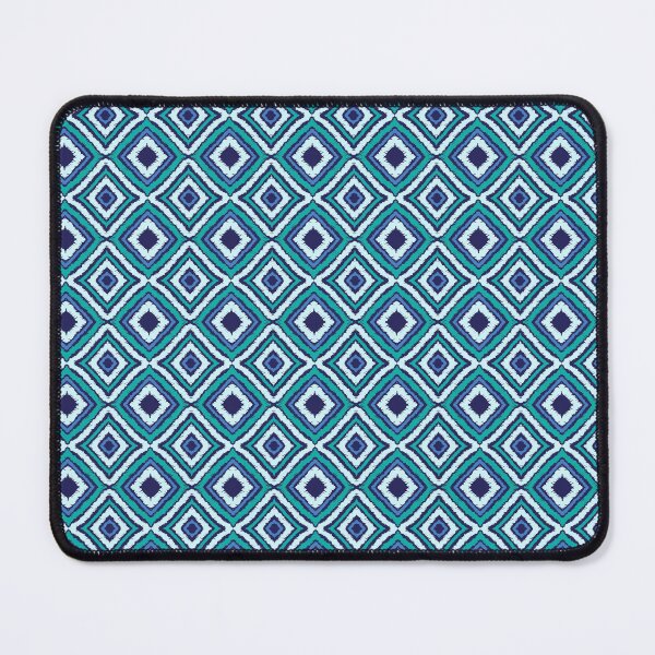 Item preview, Ikat Pattern in Blue,Turquoise,Navy and Light Blue Colors designed and sold by SoccaTamam.