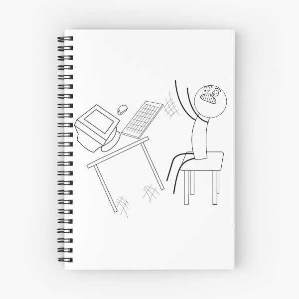 Item preview, Table Flip Angry Rage Quit Desk flip Mad Angry Meme guy designed and sold by alltheprints.