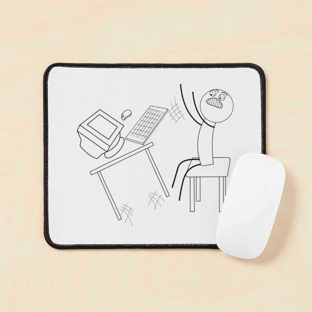 Table Flip Angry Rage Quit Desk Flip Mad Angry Meme Guy Ipad Case Skin For Sale By