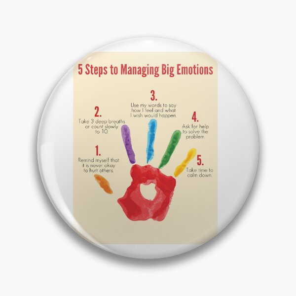 Item preview, 5 Steps to Managing big Emotions designed and sold by Garnettee.