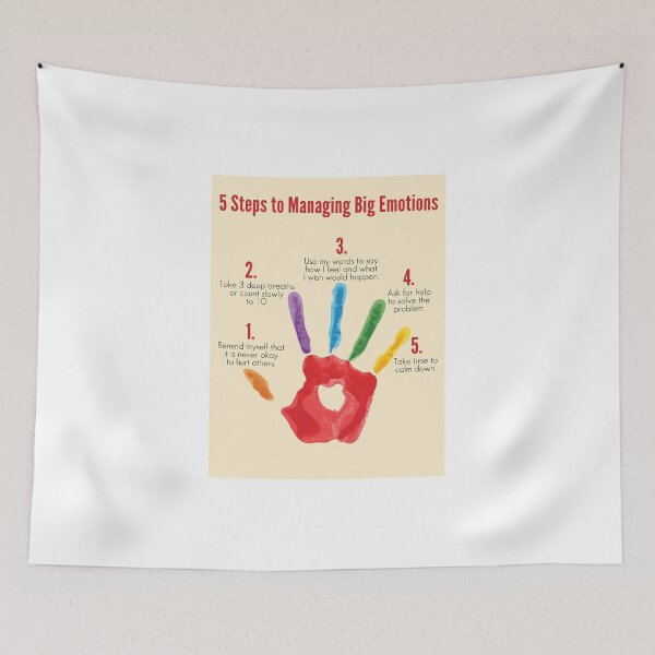 Item preview, 5 Steps to Managing big Emotions designed and sold by Garnettee.