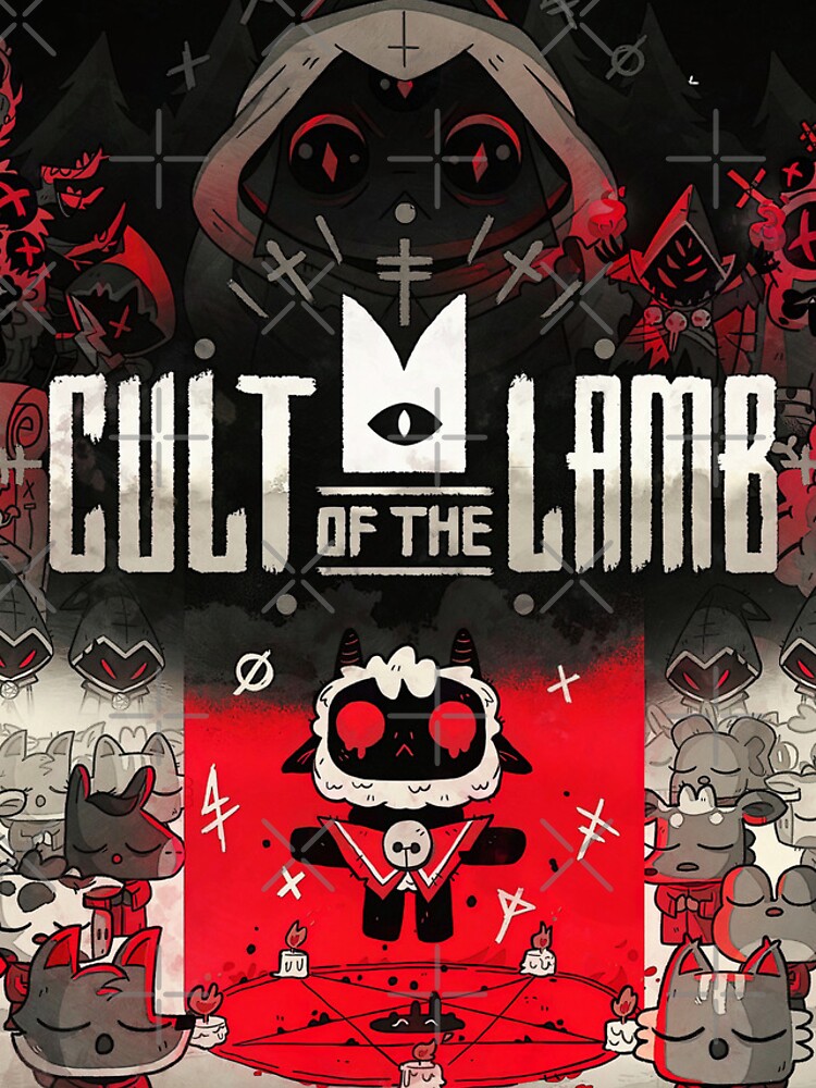 cult of the lamb with logo | iPhone Case