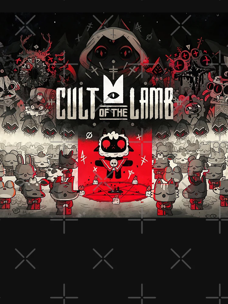 Phone Wallpaper - Cult of the Lamb and Poppy - Otterpop's Ko-fi