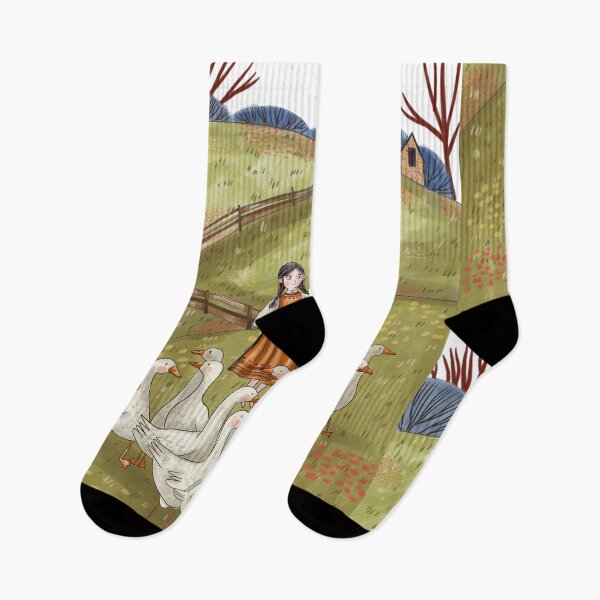 Item preview, The little goose shepherdess designed and sold by Dominika Farkašová.