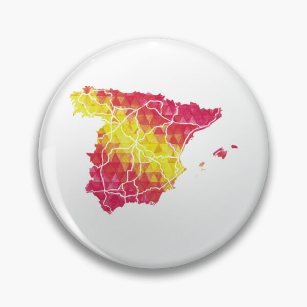 Item preview, Spain Map Sticker designed and sold by SharlaPaints.