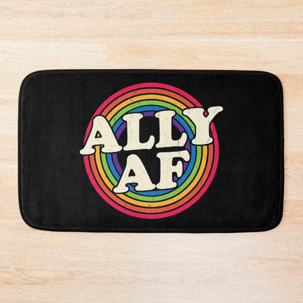Item preview, Ally AF Gay Pride Month LGBT Rainbow designed and sold by GardNewerd.