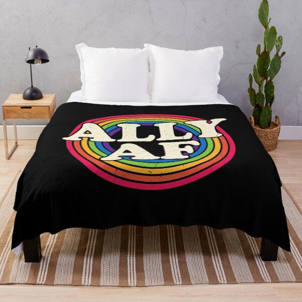 Item preview, Ally AF Gay Pride Month LGBT Rainbow designed and sold by GardNewerd.
