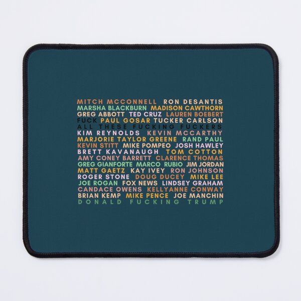 Item preview, All of Them Simple Text Republican List   designed and sold by AlexanCasado4.