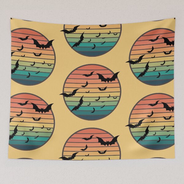 Item preview, Retro Rainbow Bats designed and sold by toadsforall.