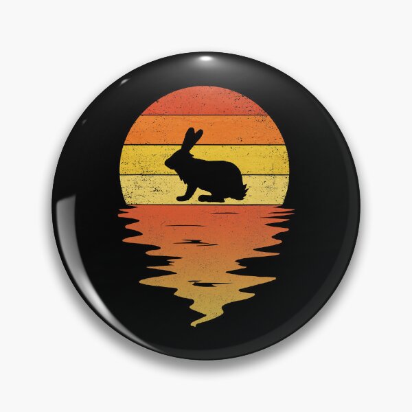 Artikelvorschau, Hase 70er Sonnenuntergang Hase Retro entworfen und verkauft von nwaja-art.