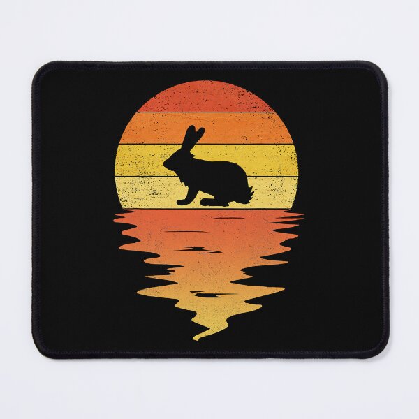 Item preview, Bunny 70s Sunset Rabbit Retro designed and sold by nwaja-art.
