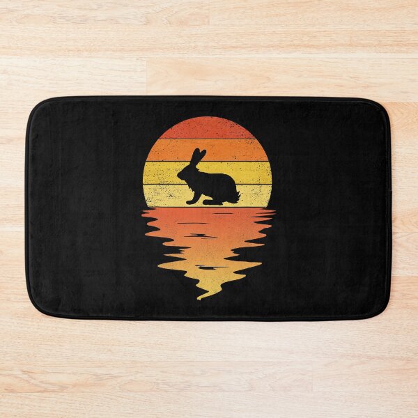 Item preview, Bunny 70s Sunset Rabbit Retro designed and sold by nwaja-art.