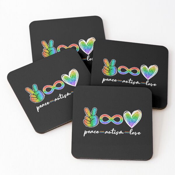 Item preview, Peace Autism Love Infinity Symbol Autism Awareness designed and sold by HaaChris-Artis.