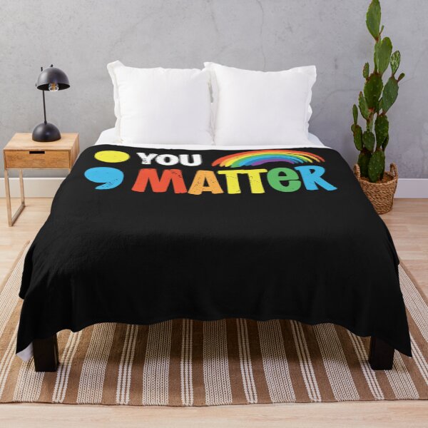 Item preview, You Matter Semicolon Mental Health Warrior Solidarity designed and sold by TaraxDoolittle.