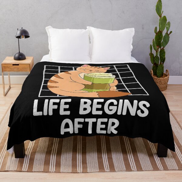 Item preview, Life starts after coffee owners cats designed and sold by AnaBatista.