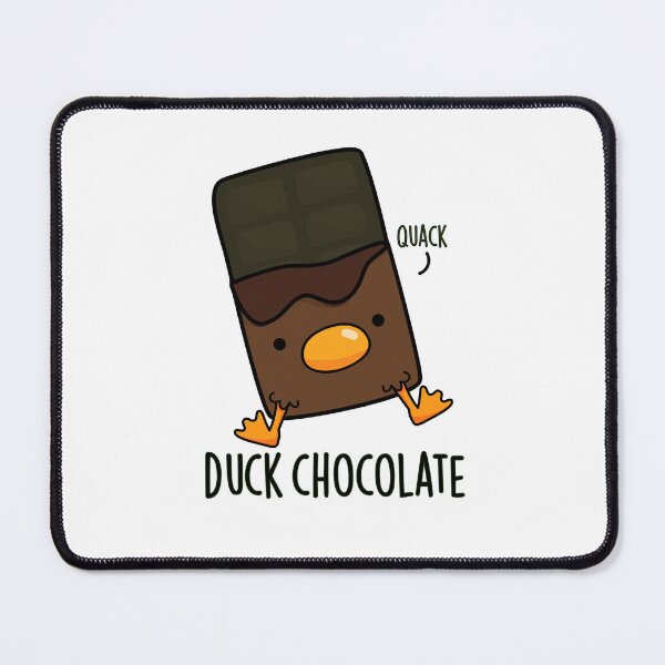 Item preview, Duck Chocolate Funny Dark Chocolate Puns designed and sold by punnybone.