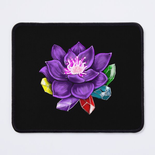 Item preview, Black Lotus Flower And Crystals designed and sold by MollyWill56046.