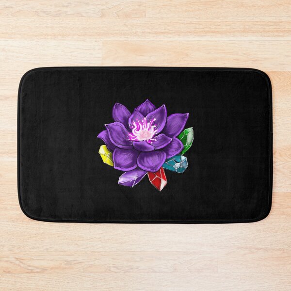 Item preview, Black Lotus Flower And Crystals  designed and sold by MollyWill56046.