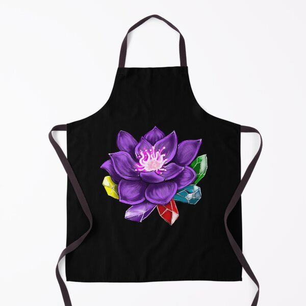 Item preview, Black Lotus Flower And Crystals designed and sold by MollyWill56046.