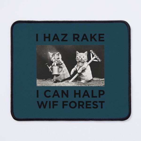 Item preview, Kitty Haz Rake. Wants to Halp Wif Forest Long  designed and sold by AlexanCasado4.