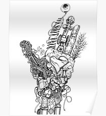 It Just Grew Like That - Illustration - Color it Yourself! Poster