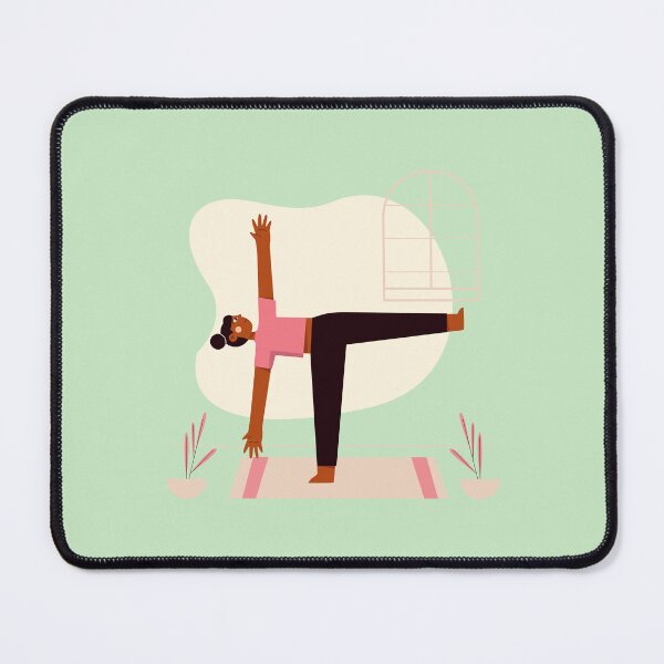 Item preview, Half Moon Yoga Pose designed and sold by RedTomasB.