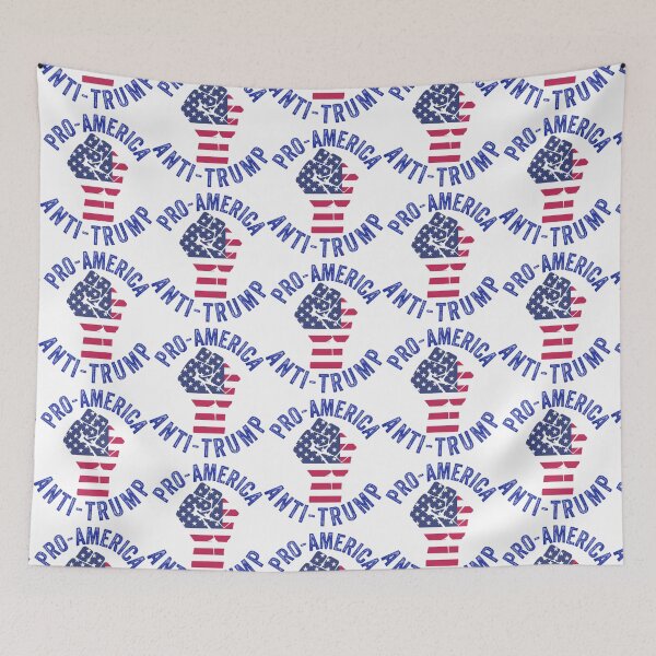 Item preview, Pro-America Anti-Trump -USA Flag BLM Logo    designed and sold by AlexanCasado4.