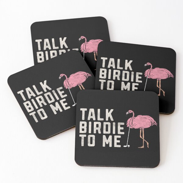 Item preview, Flamingo Playing Golf Talk Birdie To Me Golf Funny Golfing Gift  designed and sold by alenaz.