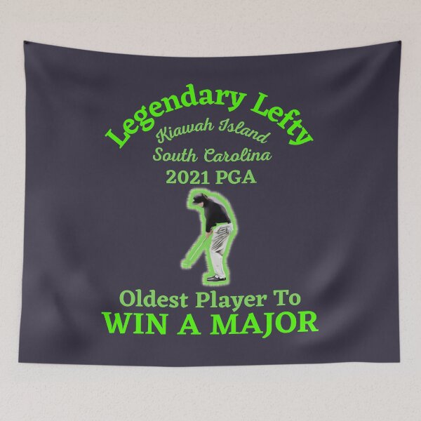 Item preview, White Oldest Player To Win A Major Championship designed and sold by ConnyWiesner.