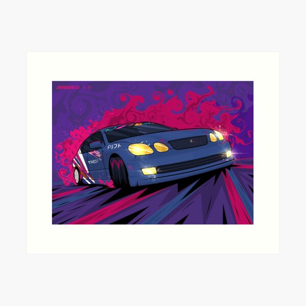 Drift Car Art Prints for Sale