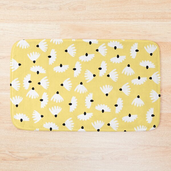 Item preview, Retro Chamomile Pattern on Yellow Background designed and sold by kapotka.