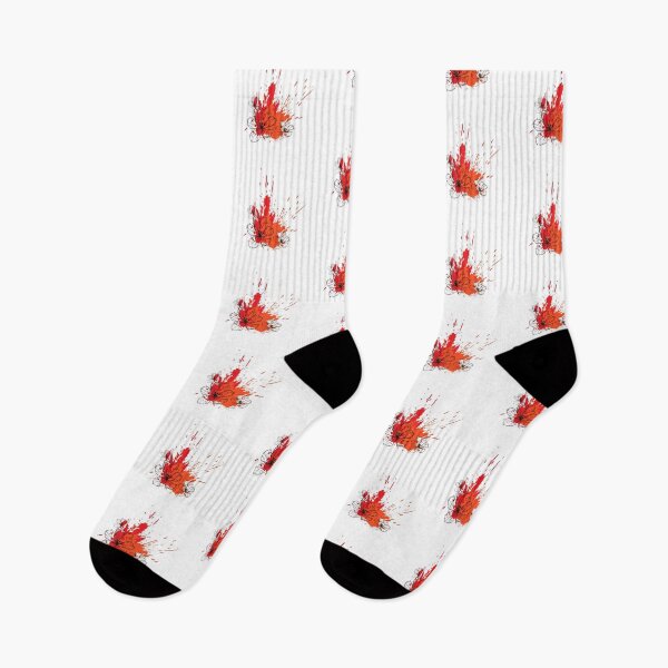 Item preview, Modern style floral print with a splash of red color designed and sold by HDpod.