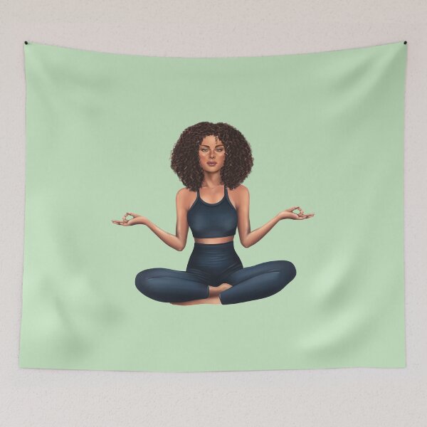 Item preview, Half Moon Yoga Pose designed and sold by RedTomasB.