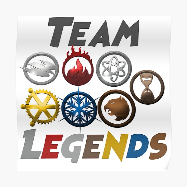 "Team LegendsLegends of Tomorrow" Poster by sarahxxdll Redbubble