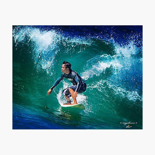 Item preview, Surfs up at Redhead Beach designed and sold by Maggiebee.