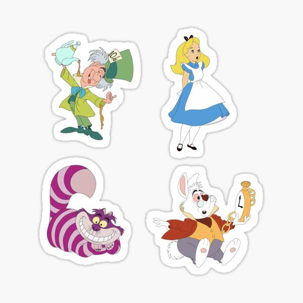 Item preview, Alice in Wonderland characters designed and sold by niki does art.
