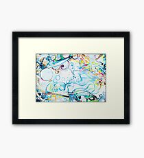 Fibroblasts - Watercolor Painting Framed Print