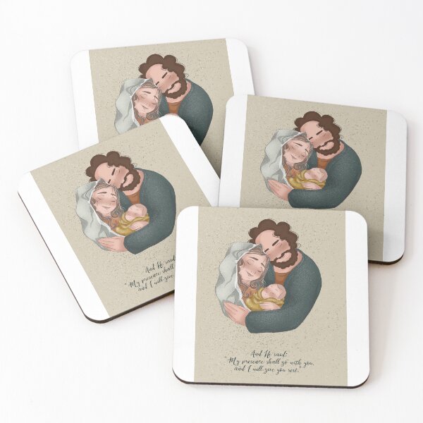 Item preview, Holy Family, Mary, Joseph and baby Jesus, Christmas card designed and sold by Dominika Farkašová.
