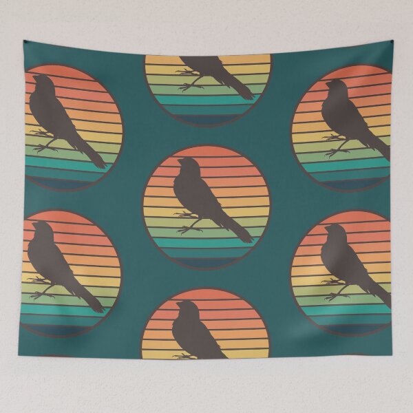 Item preview, Retro Rainbow Bird designed and sold by toadsforall.