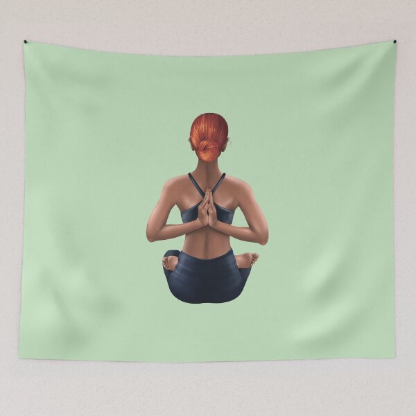 Item preview, Half Moon Yoga Pose designed and sold by RedTomasB.