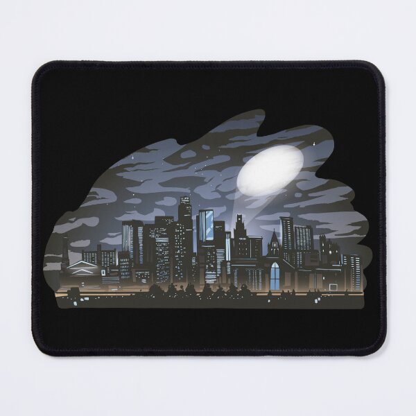 Item preview, Realistic skyline during the night with a searchlight designed and sold by Rob-Son.
