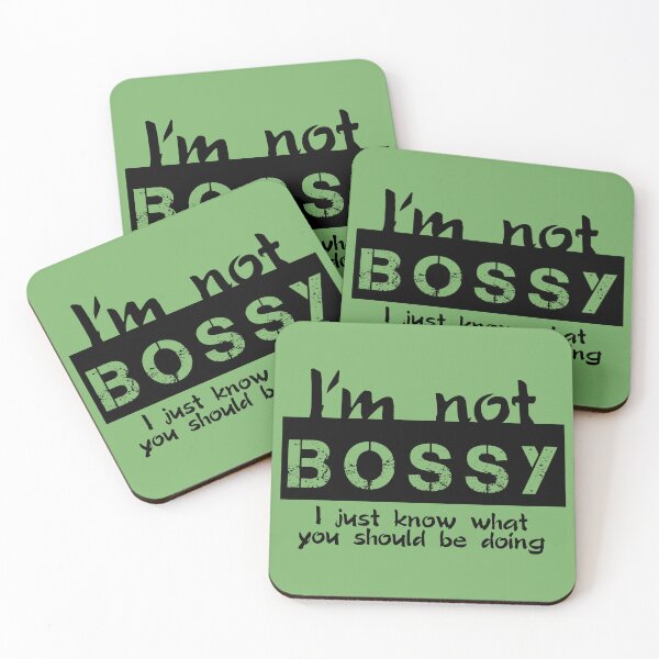 Item preview, I'm not bossy - I just know what you should be doing (black) designed and sold by SolidEarthArt.