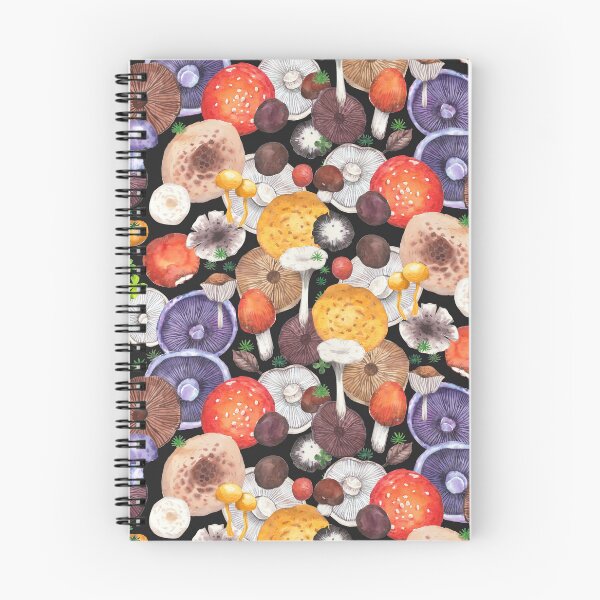 Item preview, Harvests of mushrooms - black  designed and sold by janeferwong.